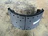 Rear brake shoe with friction plate assembly3502N12-185-B