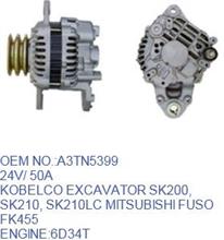 供应MITSUBISHI发电机A3TN5399神钢挖掘机SK200，SK210，SK210LC三菱FUSO FK455充电机A3TN5399