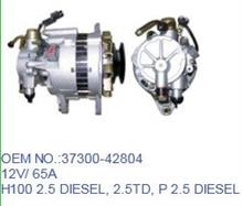 供应FIAT/HYUNDAI发电机37300-42804  H1002.5，P2.5柴油柴油2.5TD充电机37300-42804