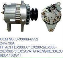 供应NIKKO发电机0-33000-6552日立EX200LC/ EX200-2/EX300-2/EX300-3充电机0-33000-6552
