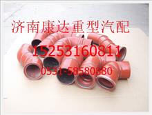 重汽豪沃斯太尔金王子中冷器进气软管（北京天元）WG9725531558