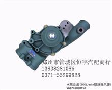 中国重汽D12 水泵总成(600L.min取消暖风管) VG1246060158 VG1246060158