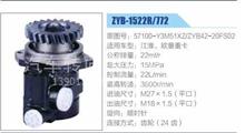 江淮、福田欧曼发动机24齿方向机转向助力泵，叶片泵 57100-Y3M51XZ,ZYB42-20FS02