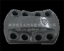 中国重汽70宽体矿车后钢板8孔压板 WG9770520266