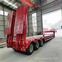 13米平板货车 厢式规定半挂车 可以拉多少吨货半挂车