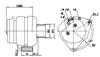 瀛风供应金笛发电机型号：BXF2080D03  大柴4、6DK系列发动机 额定电压(V)：28