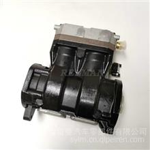 西康ISM11发动机零件双缸打气泵总成陕汽德龙空气压缩机49746684974668
