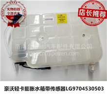 LG9704530503重汽豪沃HOWO轻卡统帅膨胀水箱带传感器副水箱原厂LG9704530503