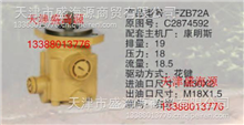康明斯  C2874592  FZB72A  转向助力泵C2874592  FZB72A