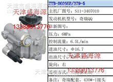 奇瑞QQ  ZYB-06065R/379-5  S11-3407010  转向助力泵ZYB-06065R/379-5  S11-3407010