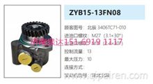 ZYB15-13FN08湖北北辰动力转向泵方向助力泵液压泵3406TC71-010